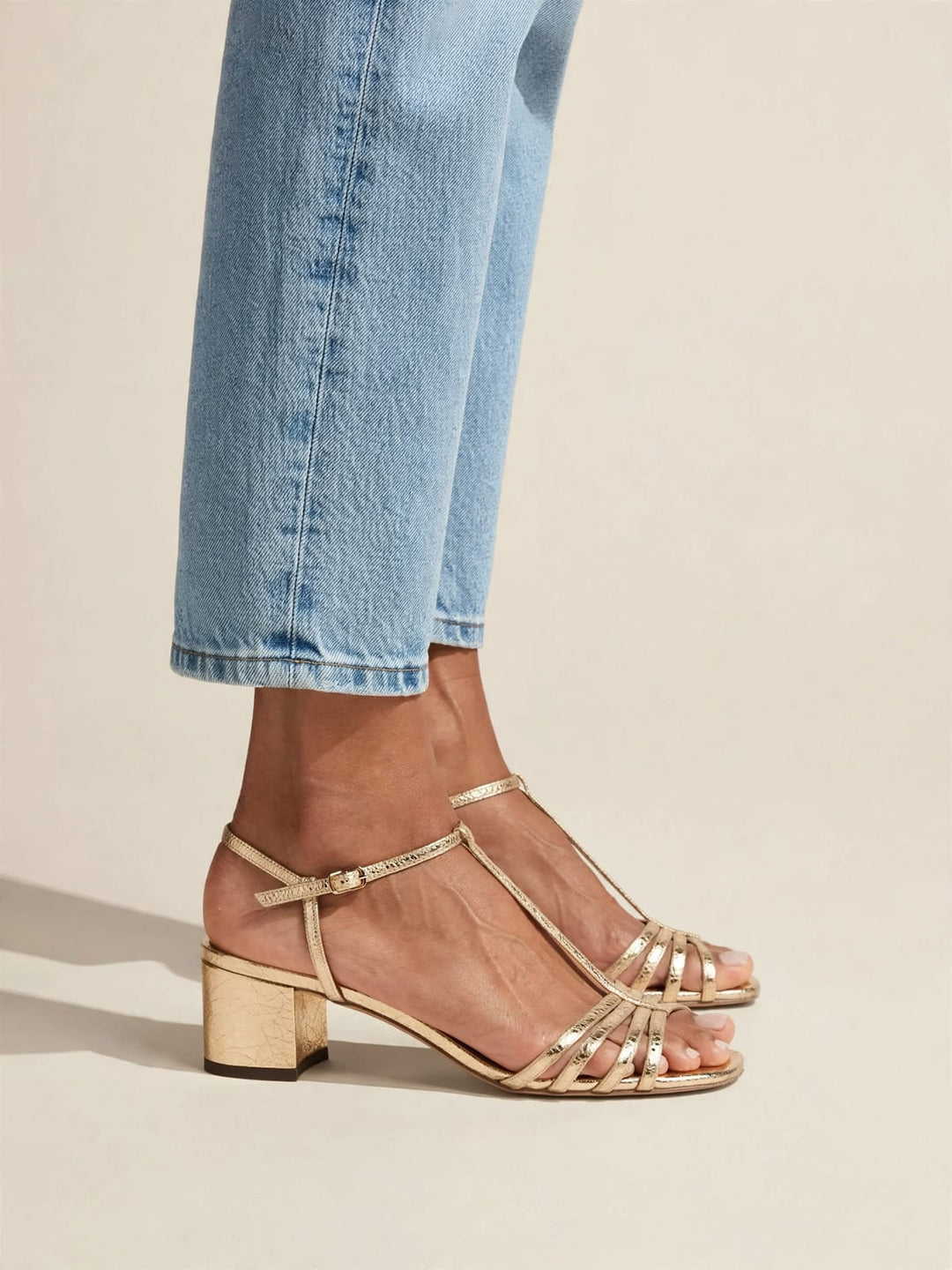 Alegre | Gouden sandalen: elegantie voor elke dag