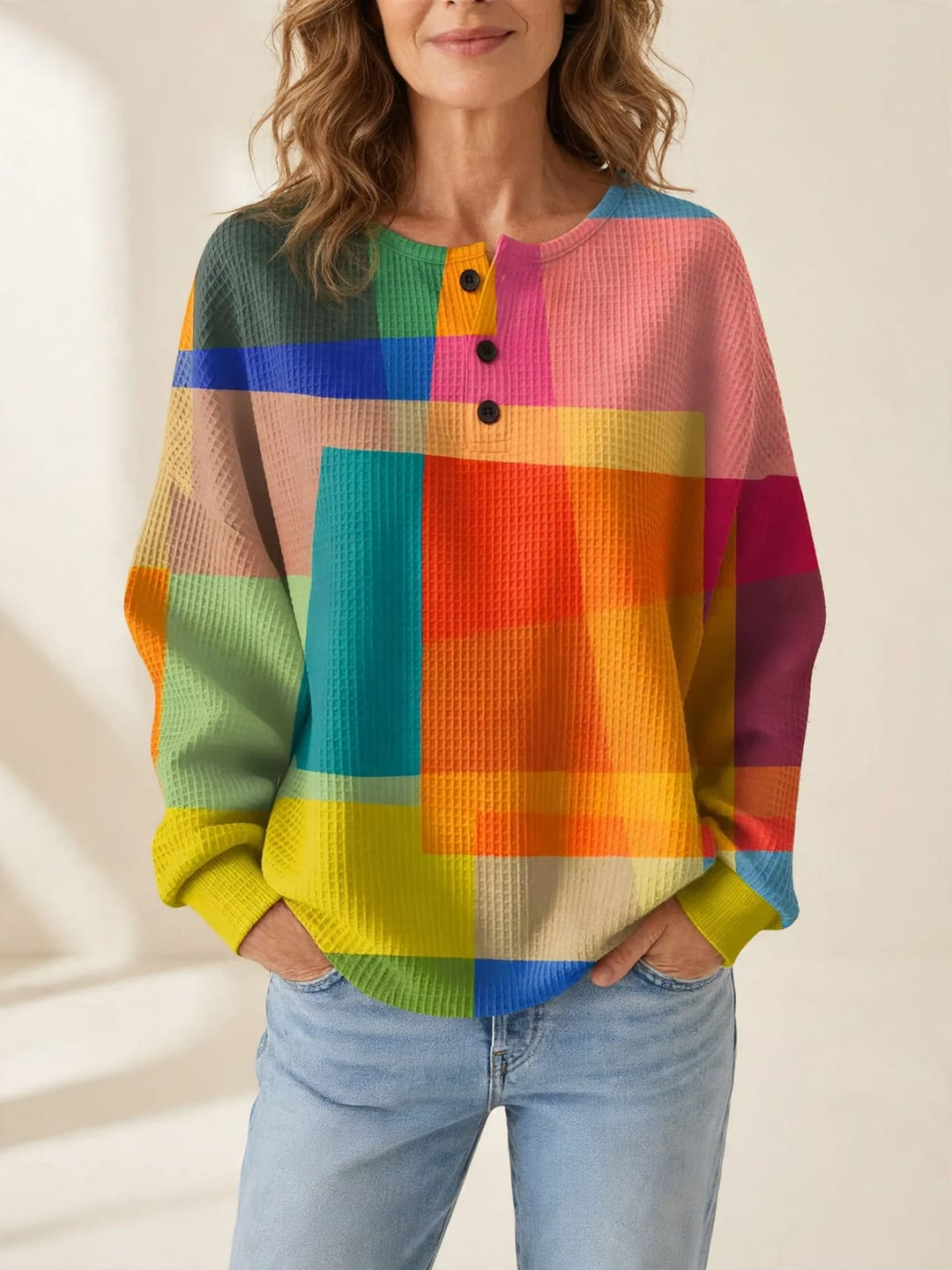 Angela | Kleurrijk vintage sweatshirt