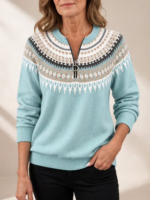 Annemieke | Sweatshirt met rits
