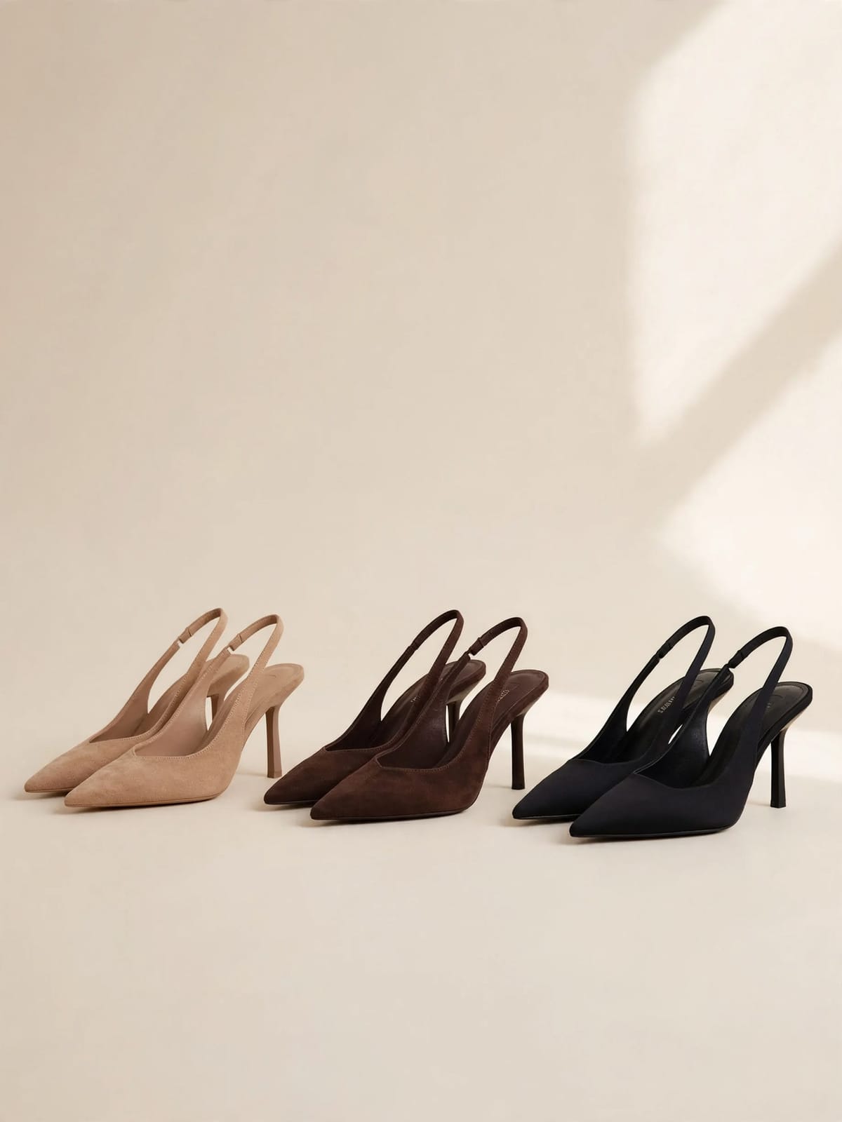Bella – slingback pumps – Kleurenoverzicht 1/2 (3 kleuren)