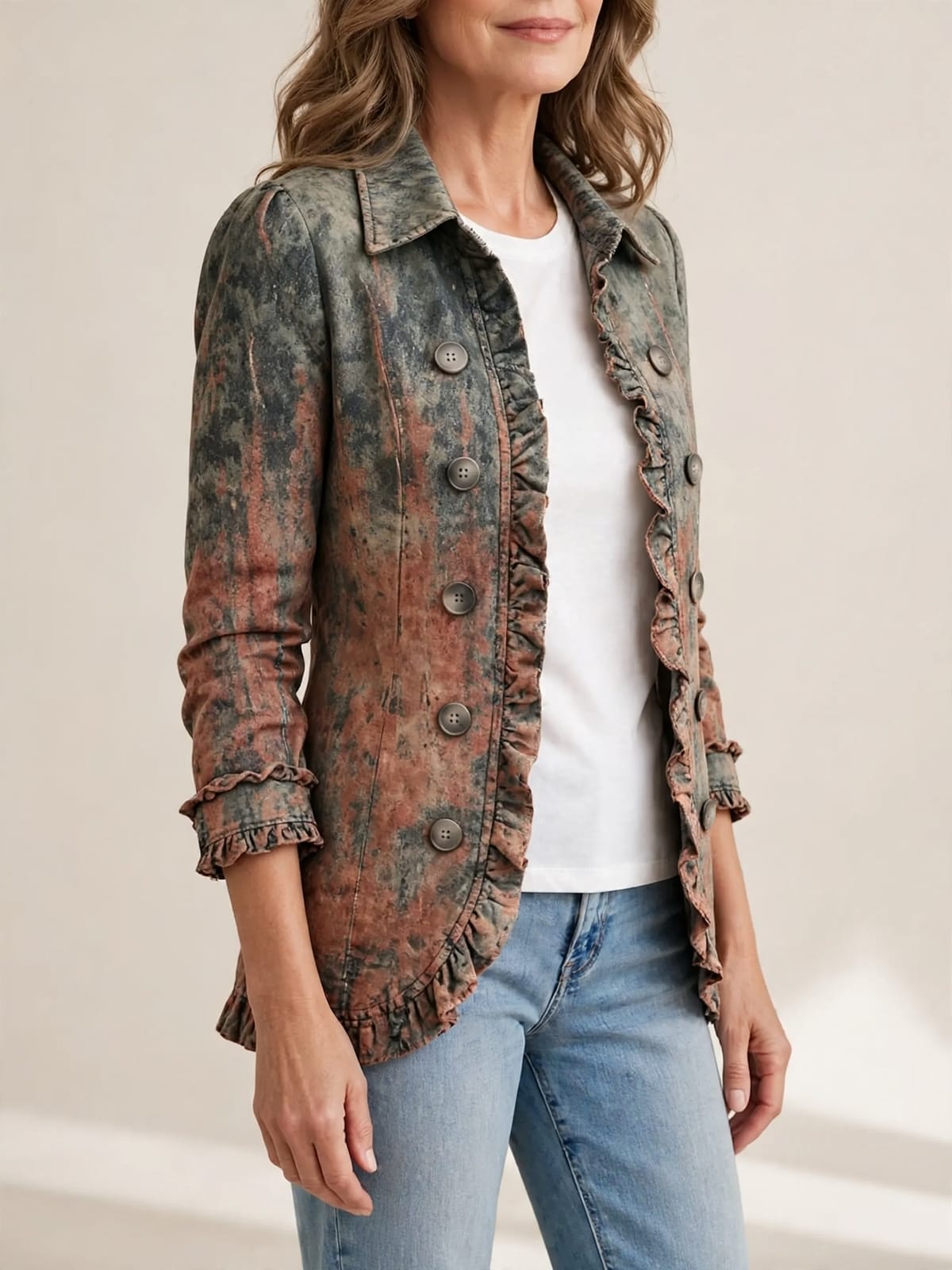 Bristow – jasje in desert wash – Driekwart