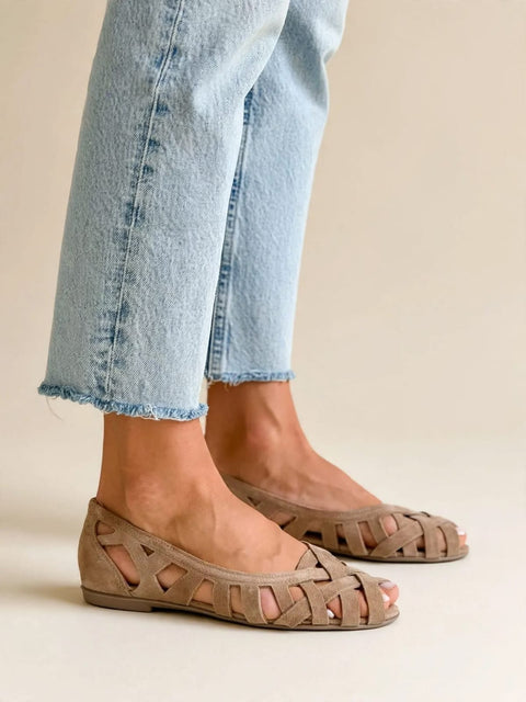 Caterina | Gevlochten comfortabele sandalen