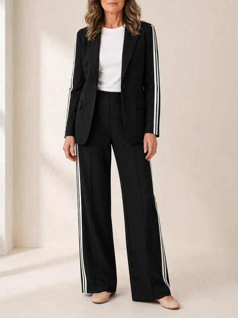 Charlotte | Tweedelige set met blazer en palazzobroek