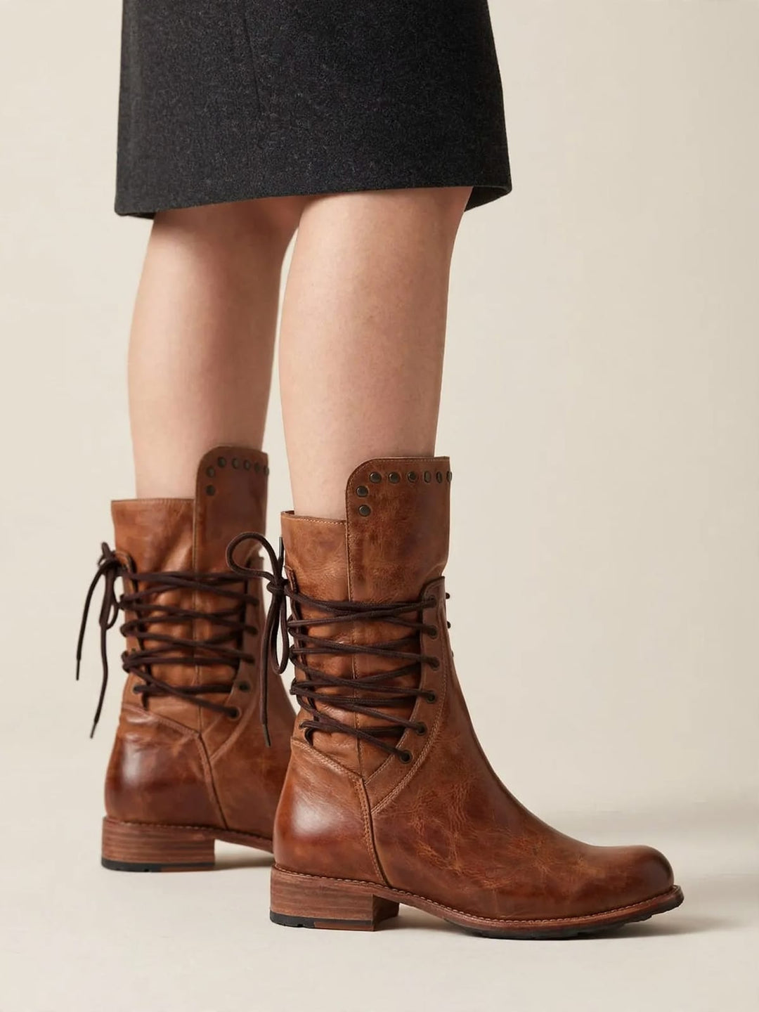 Ciss | Vintage laarzen met veters