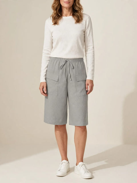 Clota | Korte broek met elastische tailleband