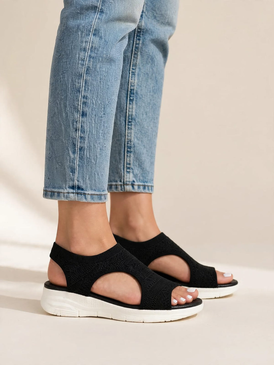 Corine | Lichte comfortsandalen