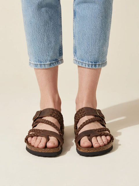 Danique | Elegante gevlochten sandalen