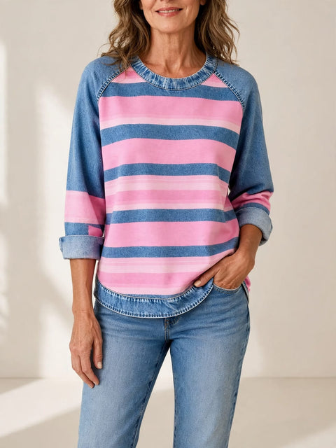 Elora | Gestreept sweatshirt