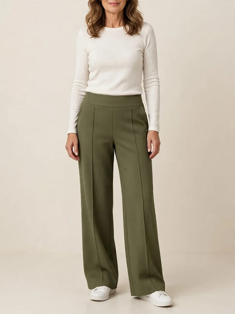 Fee | Comfortabele wijde broek met hoge taille