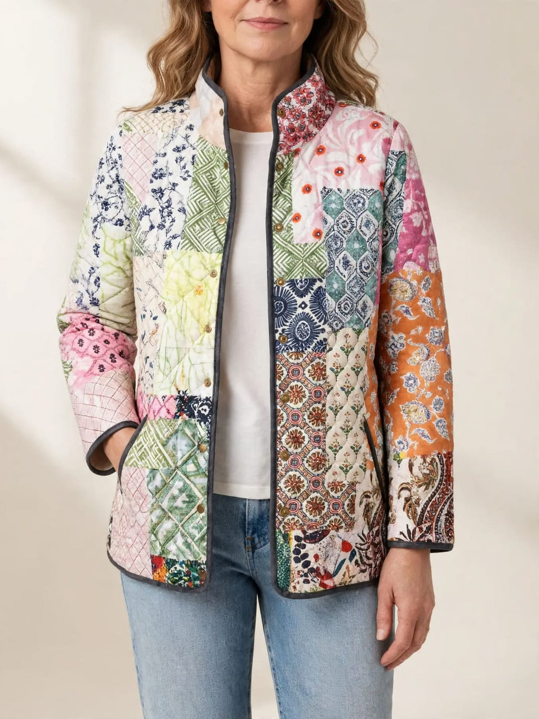 Florence | Gequilt patchwork boheemse jas