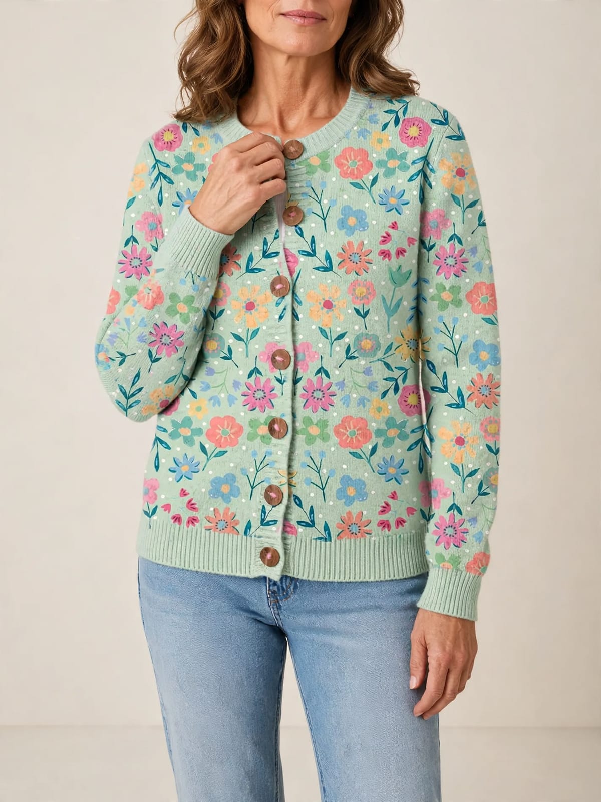Foxfield – vintage bloemenvest – Gesloten