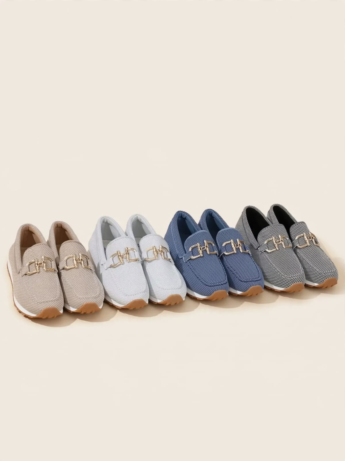 Daphne – instapsneakers van ademend textiel – Kleurenoverzicht (4 kleuren)