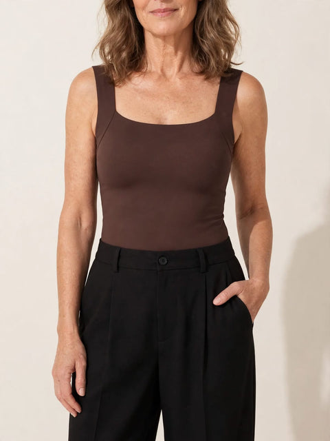 Jet | Corrigerende tanktop met U-hals en ingebouwde beha