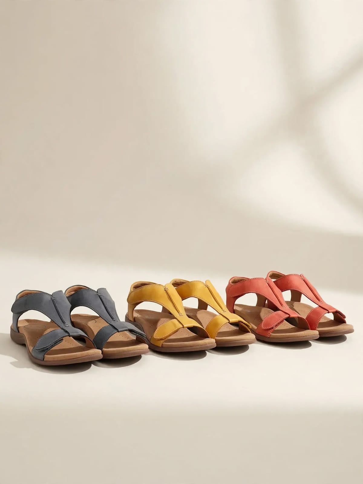Lara – comfortabele sandalen – Kleurenoverzicht 2/2 (3 kleuren)