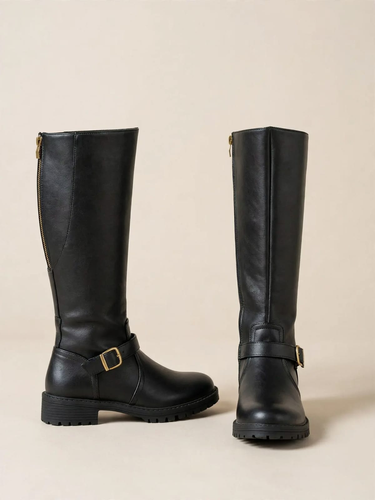 Maria – orthopedische laarzen – Zwart – productfoto