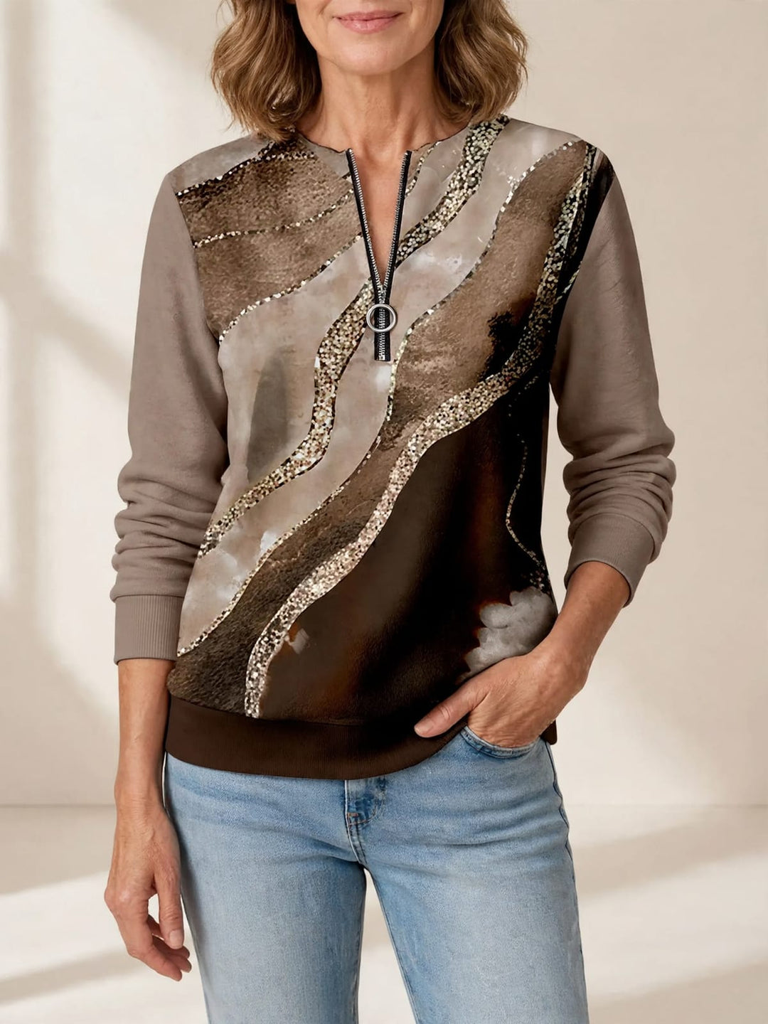 Nirvelle | Sweatshirt met vintage print