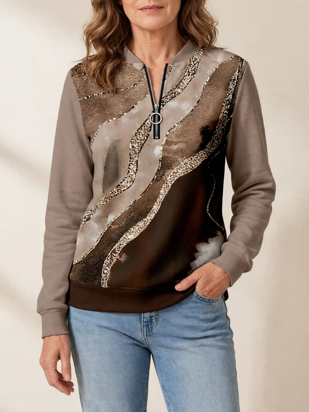 Nirvelle | Sweatshirt met vintage print