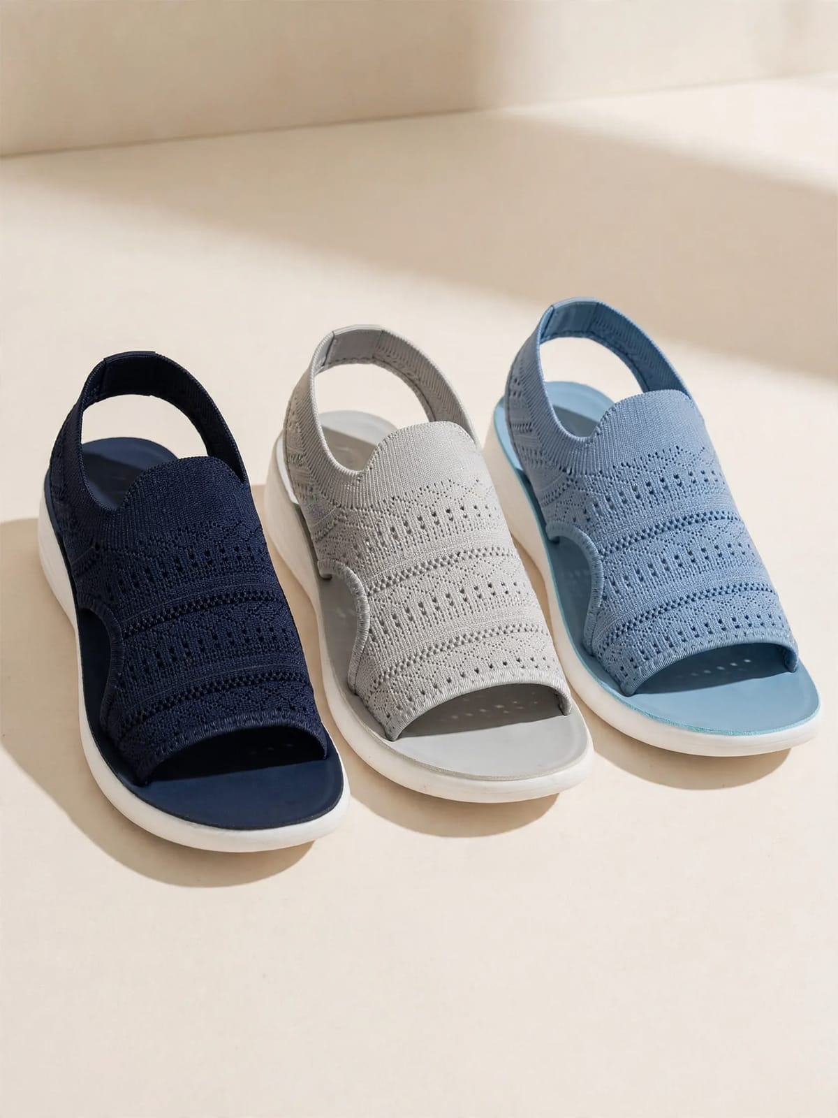 Rozemarijn – ademende sandalen – Kleurenoverzicht 2/2 (3 kleuren)