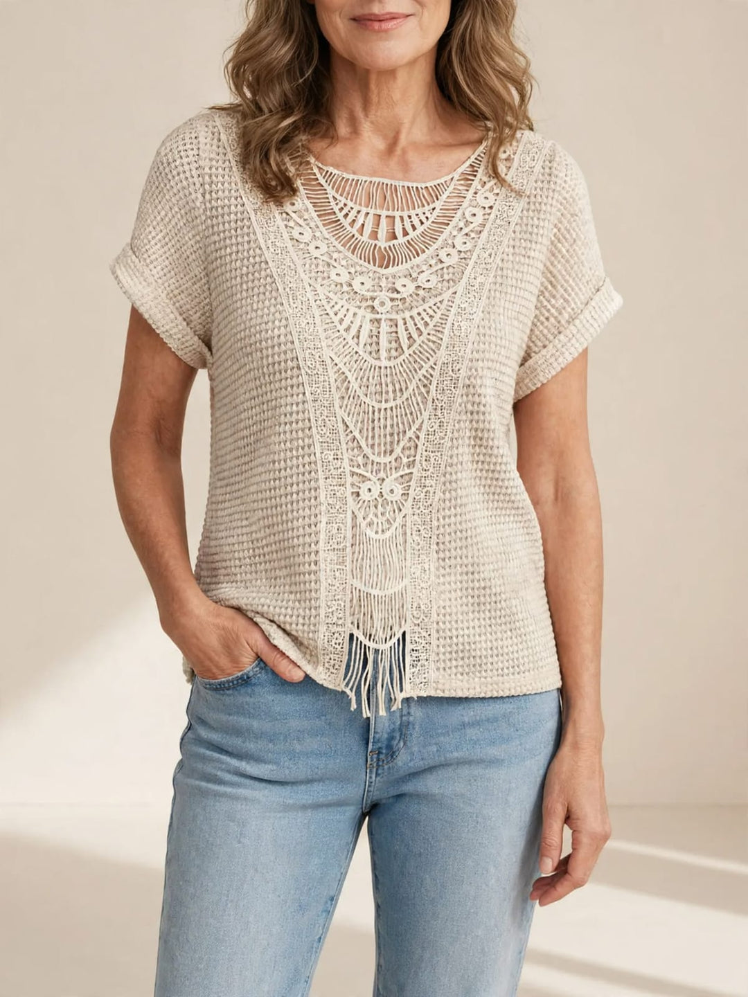 Sara | Chique kanten top