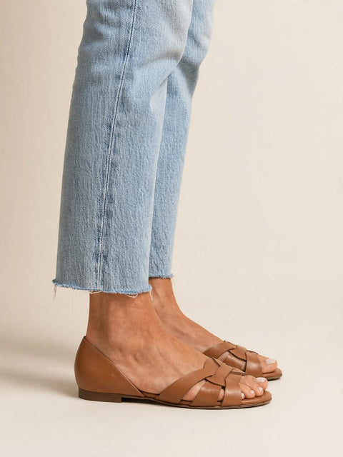 Serafina | Gevlochten sandalen