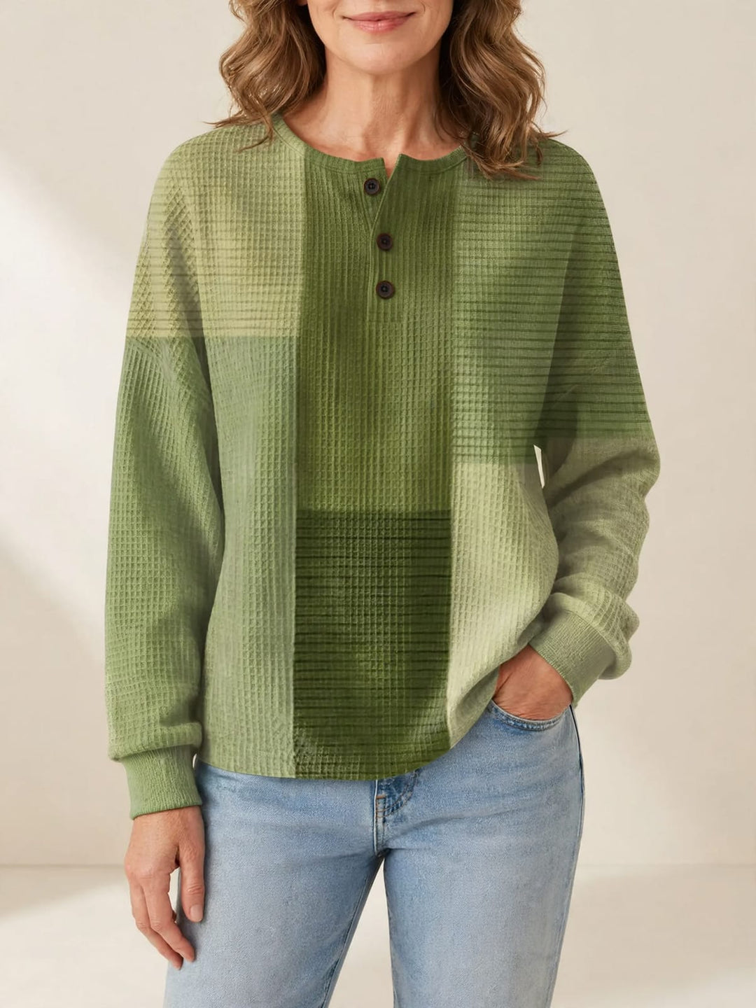 Shelby | Henley-sweatshirt