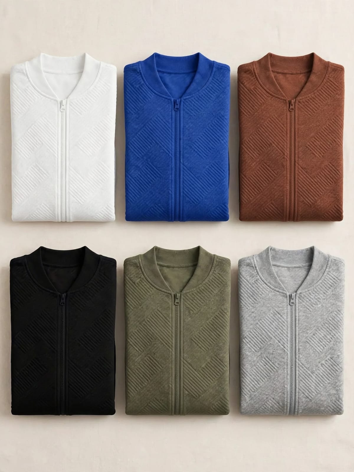 Smilla – tussenjas met rits – Kleurenoverzicht 1/2 (6 kleuren)