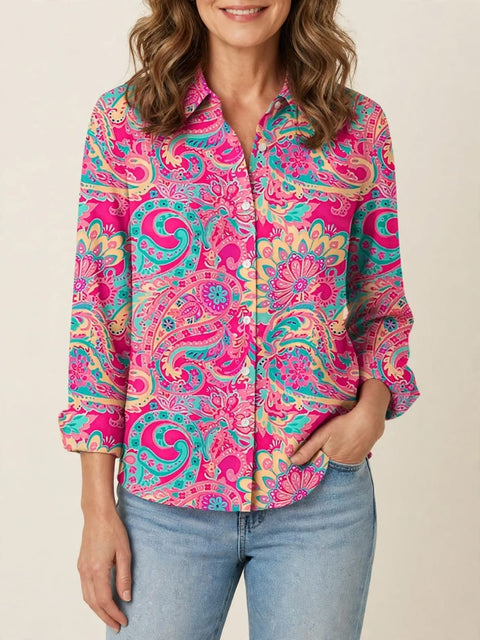 Tirza | Blouse met paisleyprint