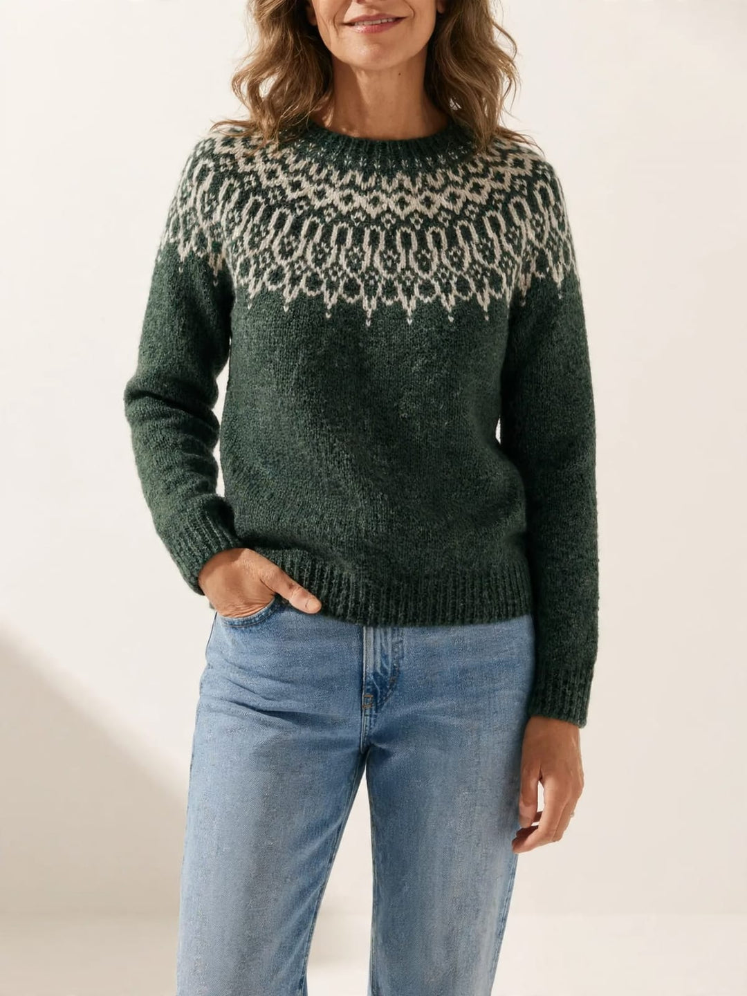 Tundra | Klassieke vintage gebreide trui