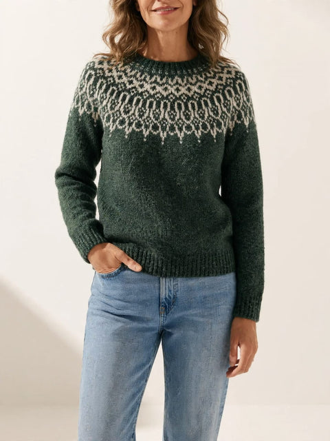 Tundra | Klassieke vintage gebreide trui