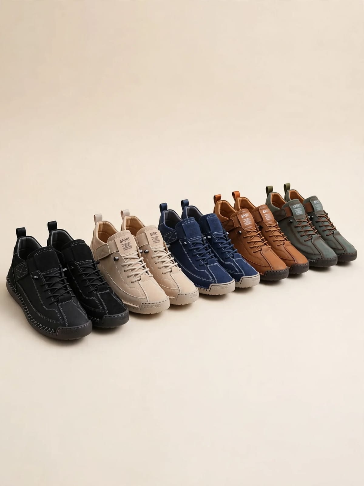 Vanessa – comfortabele wandelschoenen – Kleurenoverzicht 1/2 (5 kleuren)